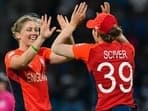 England captain Heather Knight (L) and Nat Sciver (R)