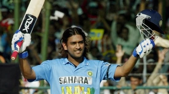 MS Dhoni scored 148 in 2005 match against Pakistan at Visakhapatnam.