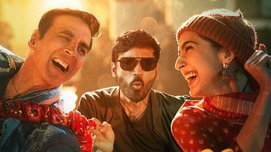 Atrangi Re stars Sara Ali Khan, Dhanush and Akshay Kumar.