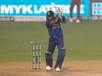 Suryakumar Yadav put up 48 off 26 balls for the fifth wicket with Venkatesh Iyer.&nbsp;