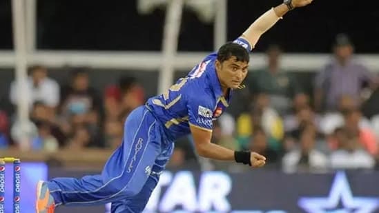 Pravin Tambe in action for Rajasthan Royals.&nbsp;