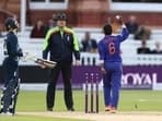 Deepti Sharma runs out of Charlotte Dean during India vs England Lord's ODI
