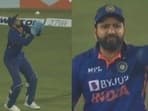 KL Rahul drop catch; Rohit Sharma