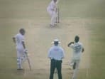 Jaydev Unadkat got his maiden Test wicket in the second Test vs Bangladesh