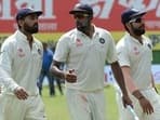 Murali Vijay, R Ashwin, and Rohit Sharma