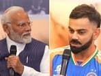 Virat Kohli (R) opened up to PM Narendra Modi about his mindset heading into the T20 World Cup final.