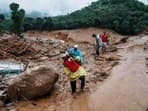 Heavy rainfall, upto 572 mm in 24 hours, in the Wayanad district of Kerala triggered a series of landslides thaat have led to over 300 people dead and homes swept away (AP Photo/Rafiq Maqbool)