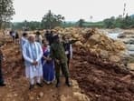 During his on-the-ground assessment of the affected areas, the Prime Minister was briefed by Kerala’s ADGP (law and order), MR Ajith Kumar.