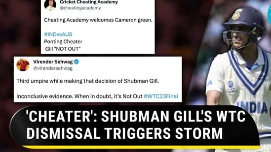 'CHEATER': SHUBMAN GILL'S WTC DISMISSAL TRIGGERS STORM