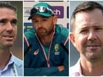 Kevin Pietersen, Nathan Lyon, and Ricky Ponting