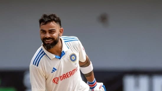 Virat Kohli scored his 76th international century and powered India to a score of 438 on Day 2 of the second Test against the West Indies.&nbsp;