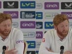 Jonny Bairstow speaks during a media interaction.