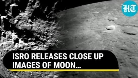 ISRO RELEASES CLOSE UP IMAGES OF MOON…