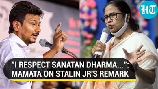 "I RESPECT SANATAN DHARMA...": MAMATA ON STALIN JR'S REMARK