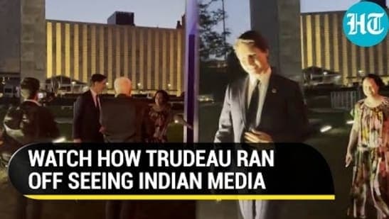 WATCH HOW TRUDEAU RAN OFF SEEING INDIAN MEDIA
