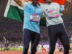 Neeraj Chopra won the gold while Kishore Jena finished behind him to settle for a silver medal at the Asian Games