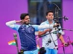 Hangzhou: India's Ojas Pravin Deotale competes in the Compound Men's Individual archery event at the 19th Asian Games, in Hangzhou, China  