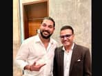 Yuvraj Singh shared this picture while wishing Happy Birthday to Virender Sehwag. 