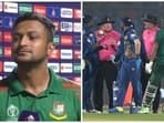 Bangladesh skipper Shakib Al Hasan said he felt like he "was at war" 
