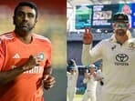 Ashwin reacts to Nathan Lyon becoming the eight bowler in Test history to pick 500 wickets