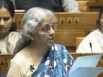 Union Finance Minister Nirmala Sitharaman presents the Interim Budget 2024 in the Lok Sabha, at Parliament House in New Delhi,