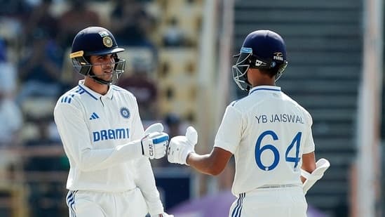 Yashasvi Jaiswal (104) and Shubman Gill (65) motored to a 155-run partnership against England