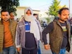 Haldwani violence alleged mastermind Abdul Malik after being arrested by the police on February 24. 