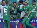 Mushfiqur Rahim mocks Sri Lanka with his celebration.