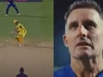 MS Dhoni smashed 20 runs against Anrich Nortje in the final over vs DC