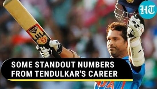 SOME STANDOUT NUMBERS FROM TENDULKAR'S CAREER