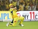 Chennai Super Kings' Daryl Mitchell during the match against Sunrisers Hyderabad