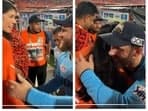 Kane Williamson hugs Kavya Maran after SRH vs GT washout