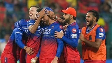 Royal Challengers Bengaluru became the first team to have lost all but one of their first seven games and yet qualified for the playoffs. RCB beat rivals Chennai Super Kings by 27 runs to record their sixth consecutive victory, snatch the fourth spot and thus complete the remarkable comeback.&nbsp;