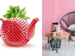 Fruit design teapots and food-themed walls are part of the culinarycore trend 