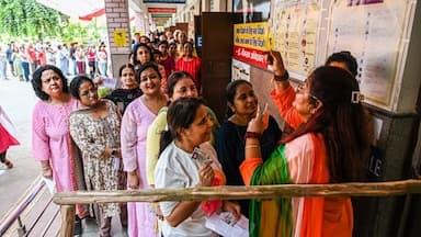 Voting commenced for 58 constituencies in six states and two Union territories, including all the seven seats in Delhi, in the sixth phase of the Lok Sabha elections on Saturday.
