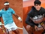 Rafael Nadal reacted after Carlos Alcaraz's maiden French Open win
