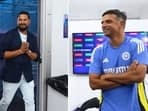 Rahul Dravid couldn't wait for the big announcement as Yuvraj Singh entered the dressing room.