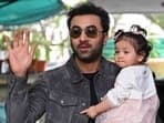 Ranbir Kapoor welcomed a daughter in November 2022 with actor-wife Alia Bhatt. The couple's first public appearance with their blue-eyed daughter Raha broke the internet in December 2023. The actors gave a special Christmas gift to fans as they finally revealed Raha's face and posed with her for the paparazzi. (File Photo/AFP)