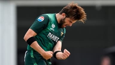 For Pakistan's bowling department, Imad Wasim and Shaheen Afridi struck thrice.
