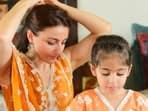 Actor Soha Ali Khan shared adorable pictures featuring her daughter Inaaya Naumi Kemmu and extended wishes on the auspicious occasion of Eid Al-Adha.