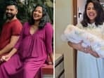 Amala Paul announced the birth of her first baby boy on Instagram.