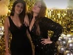 Sonakshi Sinha's wedding with her boyfriend Zaheer Iqbal is the hot favourite topic for gossip mills these days. Sonakshi recently took to her Instagram handle stories to post stories of her late-night bash with friends. She can be seen posing with her best friend Vidhi Lodha Mehra in this picture.&nbsp;