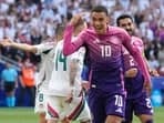 Germany's Jamal Musiala (10) celebrates after scoring during a Group A match between Germany and Hungary at the Euro 2024 soccer tournament in Stuttgart, Germany, Wednesday, June 19