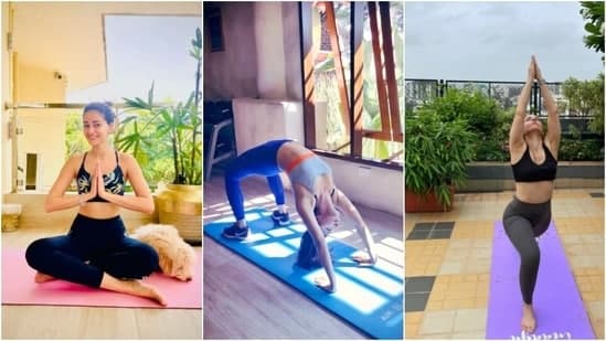 International Yoga Day 2024: Bollywood A-listers such as Kiara Advani, Kareena Kapoor, Alia Bhatt, Deepika Padukone and others swear by yoga. Celebrities flooded Instagram on June 21 with pictures of themselves doing various yoga poses. Here's how they celebrated International Yoga Day. Take a look.