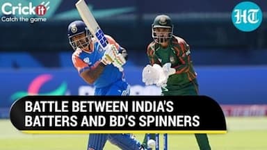 BATTLE BETWEEN INDIA'S BATTERS AND BD'S SPINNERS