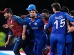 Afghanistan defeated Australia by 21 runs in their T20 World Cup Super 8 fixture, in Kingstown.