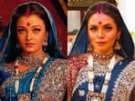 We thought Aishwarya Rai's iconic Devdas look was unmatched – but this influencer proved us wrong. She flawlessly captured the vibrant blue saree ensemble the actor sported as Paro in the 2002 film, and even struck the perfect pose! (All pics: Instagram/ Heena Somani)