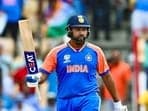 Rohit Sharma scored his fifty in just 19 balls against Australia. 