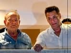 Salman Khan with father Salim Khan on the occasion Eid in 2024. (File Photo/PTI)