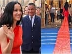 Katy Perry goes viral for her mind-blowing dress with 500-foot train. 